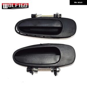 ブラック トヨタ COROLLA 1993-1997 車 外装 外側 ドアハンドル フロント リア 左 右 69220-12160 69210-12160 - Rear Left Right