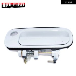 ベージュ/ブラック/ホワイト 車 外装 外側 ドアハンドル フロント左 運転席側 1992-1996 トヨタ カムリ 6922033020 - WHITE