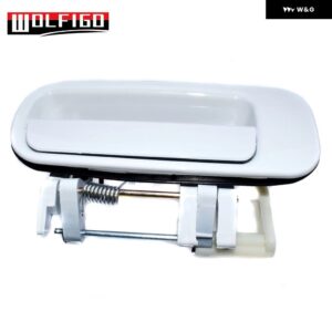 ベージュ/ブラック/ホワイト 外装 外側 ドアハンドル リア右側 1992-1996 トヨタ カムリ 69230-33010 - WHITE