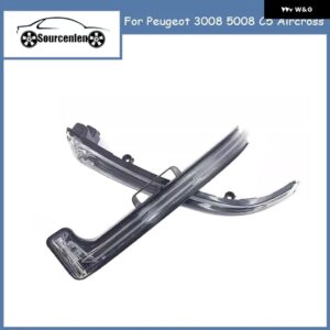 プジョー 3008 5008 C5 エアクロス バックミラー ウィンカー バックミラー インジケーター ライト 1618048680 1618048780 - A Pair