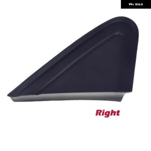 フロント左右 外装 ウィングトライアングルカバー バックミラー トリム VWポロ4 9Nセダンヴェント2005-2010 6Q0853273A 6Q0853274A - Right 1PC