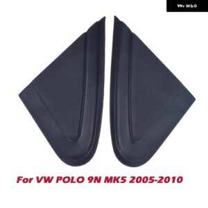 フロント左右 外装 ウィングトライアングルカバー バックミラー トリム VWポロ4 9Nセダンヴェント2005-2010 6Q0853273A 6Q0853274A - LH RH 2PCS