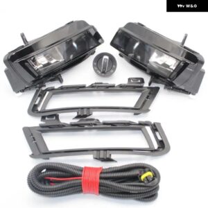 フォグランプ VW ゴルフ 7 A7 MK7 2013 - 17 フロントハロゲン フォグランプ フォグライト / フォグランプ マップ グリル / スイッチ - set