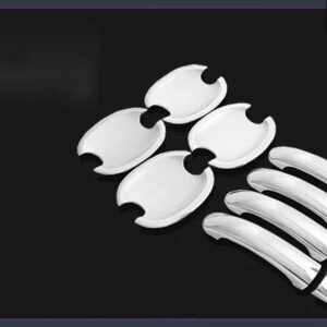 フォルクスワーゲン VW ジェッタ MK5 / VW ゴルフ GTI ゴルフ プラス 2006 - 10 クローム ドアハンドル カバー カップボウル トリム - Door Handle bowl