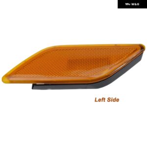 フロント バンパー ペア LH RH ウィンカー インジケーター ライトランプ 2128200021 2128200121 メルセデスベンツ E クラス W212 E350 E550 E63 - Left