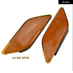 フロント バンパー ペア LH RH ウィンカー インジケーター ライトランプ 2128200021 2128200121 メルセデスベンツ E クラス W212 E350 E550 E63 - Pair 2PCS