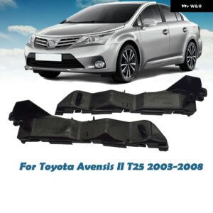 フロント左右 バンパー マウント サポート ブラケット トヨタ アベンシス II T25 2003-2008 52536-05020 52535-05020 A52535-05020 - LH RH 2PCS