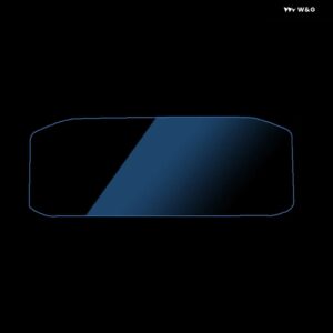 フォルクスワーゲン VW ティグアン 2 MK2 2018 2019 2020 カーインストルメント パネル フィルム ダッシュボード モニターフィルム 強化ガラスアクセサリー - Blue Light