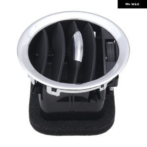 ブラック/クローム ヒーター A/C エアベント カバー アウトレット グリル VAUXHALL ADAM 2013- CORSA D 全モデル 2007-2015 13417363 2201099 - style 2