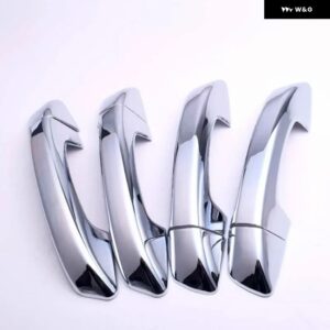 フォルクスワーゲン VW シャラン 2011 - 16 カーボン クローム カー ドアハンドル カバー トリム スタイリング アクセサリー - Silver