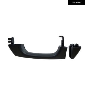 フロント リア 左 右 ブラック/クロームシルバー 06-10 ハマー H3 25832249 15932907 15296933 15794314 外装 外側 ドアハンドル - black