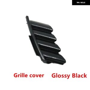 フロント バンパー 牽引フックアイカバー トレーラーキャップ グリル シェル トヨタ カローラアルティスSEADN 2019 - 21 - Grille gloss black