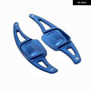 フォルクスワーゲン ティグアン MK2 VW ゴルフ 7/8 オール トラック MK7/8 T-クロス パサート B8 GTI R-LINE ステアリングホイール シフト パドル シフター - Blue