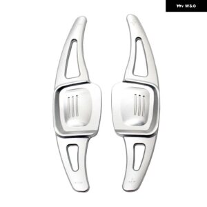 フォルクスワーゲン ティグアン MK2 VW ゴルフ 7/8 オール トラック MK7/8 T-クロス パサート B8 GTI R-LINE ステアリングホイール シフト パドル シフター - Silver