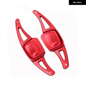 フォルクスワーゲン ティグアン MK2 VW ゴルフ 7/8 オール トラック MK7/8 T-クロス パサート B8 GTI R-LINE ステアリングホイール シフト パドル シフター - Red