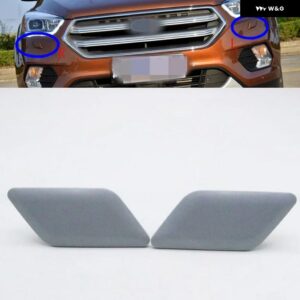 フォード クーガ エスケープ 2017 2018 2019 車用 ヘッドライト ウォッシャーノズル スプレーカバー キャップ - 1 pair left and righ