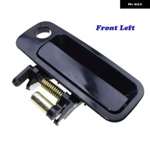 ブラック トヨタ カムリ 1997-2001 フロント リア 左/右 外装 外側 ドアハンドル 69210AA010 69210AA010 69220AA010 - Front Left