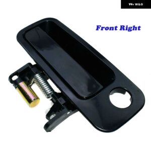 ブラック トヨタ カムリ 1997-2001 フロント リア 左/右 外装 外側 ドアハンドル 69210AA010 69210AA010 69220AA010 - Front Right