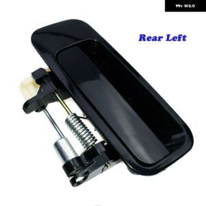 ブラック トヨタ カムリ 1997-2001 フロント リア 左/右 外装 外側 ドアハンドル 69210AA010 69210AA010 69220AA010 - Rear Left