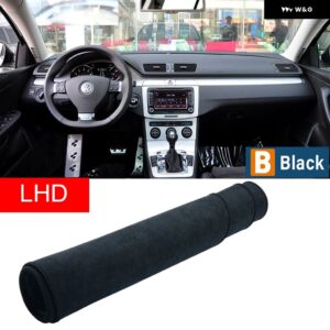 フォルクスワーゲン VW パサート B6 B7 CC 2006 - 17 車 ダッシュボード カバー アクセサリー - B Black