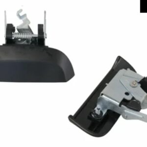 ブラック/シルバー リア左/右 アウター ドアハンドル 日産 パスファインダー R51 2005-2013 - BLACK LEFT