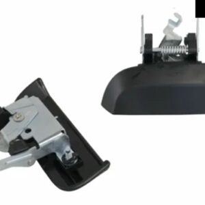 ブラック/シルバー リア左/右 アウター ドアハンドル 日産 パスファインダー R51 2005-2013 - BLACK RIGHT