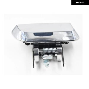 ブラック/シルバー リア左/右 アウター ドアハンドル 日産 パスファインダー R51 2005-2013 - Silver-Left