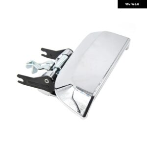 ブラック/シルバー リア左/右 アウター ドアハンドル 日産 パスファインダー R51 2005-2013 - Silver-Right