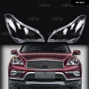 インフィニティ QX50 EX25 EX35 2008-2015 ヘッドランプ カバー ヘッドライト レンズ ク リアランプ シェード 車 ヘッドライト カバー - 2pcs pair light