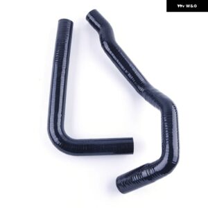 1993-1998 トヨタ スープラ JZA80 ターボ 非VVTI シリコン ラジエーター クーラント パイプ チューブ ホースキット - black
