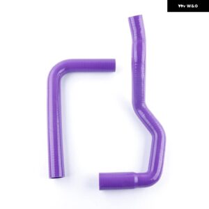 1993-1998 トヨタ スープラ JZA80 ターボ 非VVTI シリコン ラジエーター クーラント パイプ チューブ ホースキット - Purple