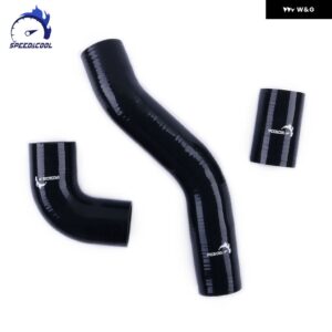 1994-1998 ランドローバー ディフェンダー 90 110 130 300TDI 車用 シリコン エア ターボ インタークーラー チューブ パイプ ホース キット - black