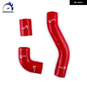 1994-1998 ランドローバー ディフェンダー 90 110 130 300TDI 車用 シリコン エア ターボ インタークーラー チューブ パイプ ホース キット - Red