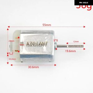 10個 10/20MM ラウンド/Dカット マイクロDCモーター FC-280 車ドアロックモーター トヨタ レクサス プラド ランドクルーザー ハリアー カローラ - 10 pcs D cut 20mm