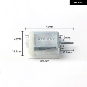 10個 10/20MM ラウンド/Dカット マイクロDCモーター FC-280 車ドアロックモーター トヨタ レクサス プラド ランドクルーザー ハリアー カローラ - 10 pcs round 12mm