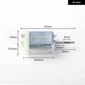 10個 10/20MM ラウンド/Dカット マイクロDCモーター FC-280 車ドアロックモーター トヨタ レクサス プラド ランドクルーザー ハリアー カローラ - 10 pcs round 20mm