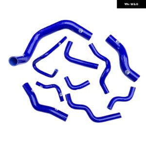 シリコン ラジエーター ホースキット 日産 シルビア 200SX 240SX S13 S14 S15 SR20DET 10個 - K8-123 K8-122 BLUE