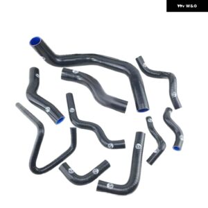 シリコン ラジエーター ホースキット 日産 シルビア 200SX 240SX S13 S14 S15 SR20DET 10個 - K8-123 K8-122 BLACK