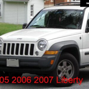 ジープ リバティ KJ 2002 - 07 BLUETOOTHアプリ 超高輝度マルチカラーRGB LEDエンジェルアイキット ハローリング - 2005 - 2007