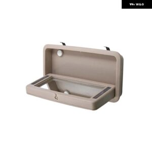 ジャガー XJ 2010-2019 リア用化粧鏡 ライト付き メイクアップミラー C2D19845PVJ C2D19845NUG C2D19845AMN - beige