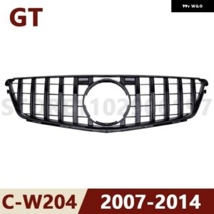 2007-2014 W204 C クラス メルセデス ベンツ C180 C200 C250 C300 C43 AMG GT フロント バンパー グリル フード グリル - W204 07-14 GT Black