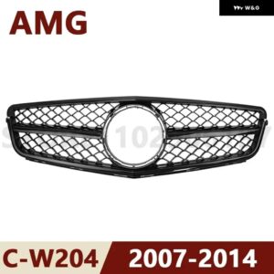 2007-2014 W204 C クラス メルセデス ベンツ C180 C200 C250 C300 C43 AMG GT フロント バンパー グリル フード グリル - W204 07-14 AMG Light