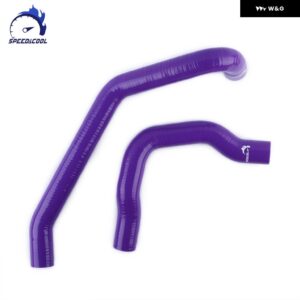 1989-1994 日産 240SX KA24DE S13 車用シリコン ラジエーター クーラント パイプ チューブ ホースキット - Purple