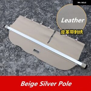 トヨタ ランドクルーザー プラド 7人乗り トランク カーゴカバー LC150 FJ150 2010-2022 格納式カーゴカバー ラゲッジ キャリア カーテン - 7 Seat Beige Leather