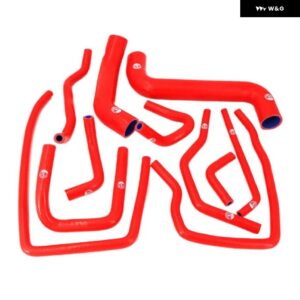 シリコン ラジエーター クーラントホースキット スバル インプレッサ GGB GDB 2.0 STI VER 7 VER8 VER9 00-09 - K8-94 RED