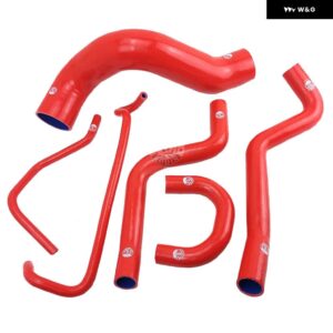 シリコン ラジエーター ホースクランプキット 05-06 マスタング GT V8 / 05-10 GT500 6個 - K8-233 RED