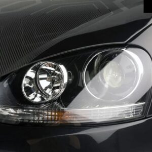 フォルクスワーゲン VW ゴルフ V 5 MK5 ラビット ジェッタ GTI R32 BLUETOOTH アプリ マルチカラー 超高輝度 RGB LED エンジェルアイキット ハローリング - Xenon headlights