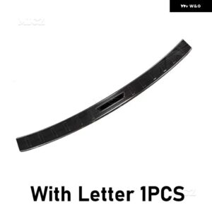 カーアクセサリー VOLKSWAGEN TERAMONT 2017-2024 ステンレス スレッショルドガード トランク スレッショルドガード 傷防止 - Black brushed B