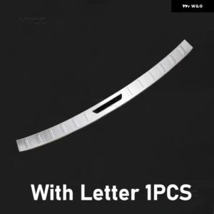 カーアクセサリー VOLKSWAGEN TERAMONT 2017-2024 ステンレス スレッショルドガード トランク スレッショルドガード 傷防止 - Silver Brushed B