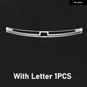 カーアクセサリー VOLKSWAGEN TERAMONT 2017-2024 ステンレス スレッショルドガード トランク スレッショルドガード 傷防止 - Silver Brushed C